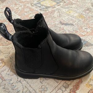 Doc Martens | Runs Big | Faux Fur Lined | Side Zip